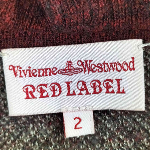 ヴィヴィアンウエストウッドレッドレーベル Vivienne Westwood RED LABEL モノグラムロゴ ラメニット レディース 2