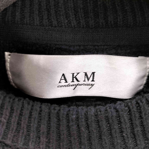 エーケイエム AKM コットンカシミヤ クルーネックニット メンズ JPN:S