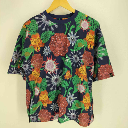 ゴースローキャラバン go slow caravan 25SS ストレッチサッカー 総柄プリントTシャツ&ショーツ メンズ TOPS:3 PANTS:2