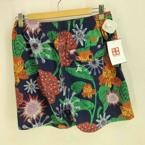 ゴースローキャラバン go slow caravan 25SS ストレッチサッカー 総柄プリントTシャツ&ショーツ メンズ TOPS:3 PANTS:2