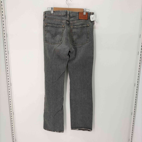 リーバイス Levis 502 フェード ヒゲ ブラックデニムパンツ メンズ 34X33