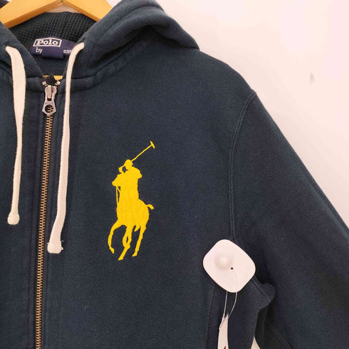 ポロバイラルフローレン Polo by RALPH LAUREN 90-00s ビッグポニー刺繍 ジップフーディー メンズ M