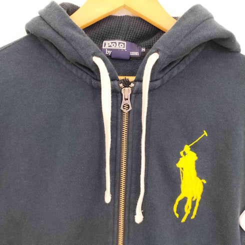 ポロバイラルフローレン Polo by RALPH LAUREN 90-00s ビッグポニー刺繍 ジップフーディー メンズ M