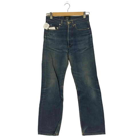 アーペーセー A.P.C. BOOTLEG ボタンフライ ストレート デニムパンツ レディース 28