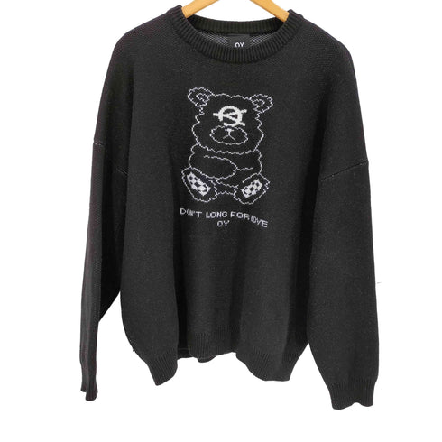 オーワイ OY ODOLLY KNIT クマ プルオーバーニットセーター メンズ