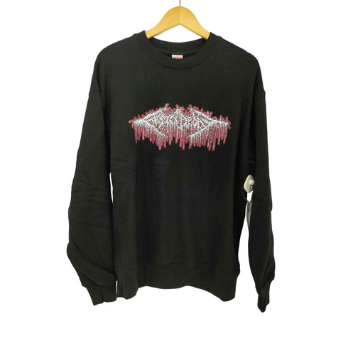 ゴアグラインド バンド ロゴ プリント クルーネック スウェット シャツ メンズ JPN:XL