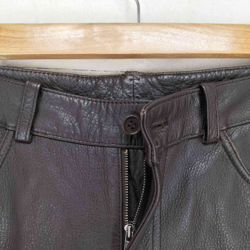 ポールスミス Paul Smith カウレザーパンツ メンズ 32