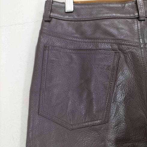 ポールスミス Paul Smith カウレザーパンツ メンズ 32