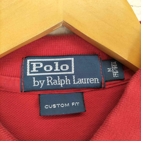 ポロバイラルフローレン Polo by RALPH LAUREN ポニー刺繍鹿の子地ポロシャツ メンズ M
