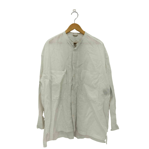 アーツアンドサイエンス ARTS&SCIENCE ビッグポケット ヘンプ スタンドカラー長袖シャツ メンズ 3