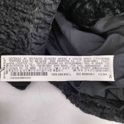 ザラ ZARA フェイクファーコート レディース import:L