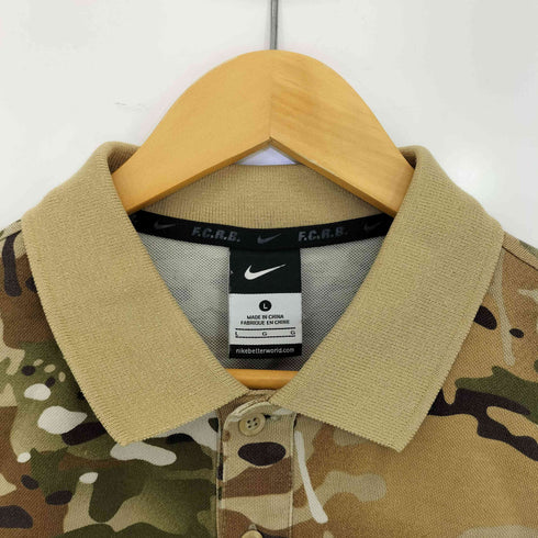 エフシーレアルブリストル F.C.Real Bristol 迷彩 カモフラ ワッペン刺繍 ポロシャツ メンズ JPN:L