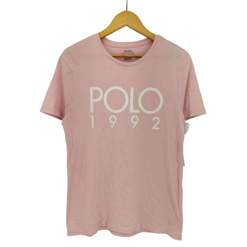 ポロラルフローレン POLO RALPH LAUREN CUSTOM SLIM FIT POLO 1992 プリントクルーネックTシャツ メンズ import:M