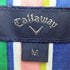 キャロウェイ Callaway ストライプ マルチカラー ポロシャツ メンズ import:M