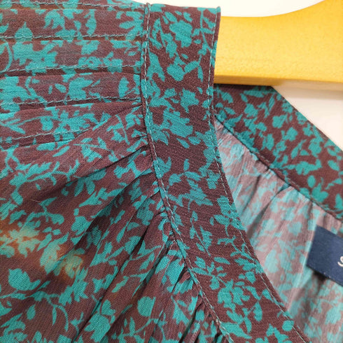 シップス SHIPS 21SS ピンタックプリントブラウス レディース ONE SIZE