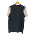 ニールバレット NEIL BARRETT イタリア製 袖切替 コットン クルーネックTシャツ メンズ import:M