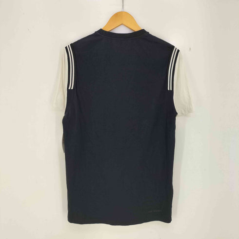ニールバレット NEIL BARRETT イタリア製 袖切替 コットン クルーネックTシャツ メンズ import:M