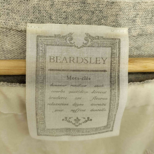 ビアズリー BEARDSLEY ベロア刺繍ニット レディース FREE