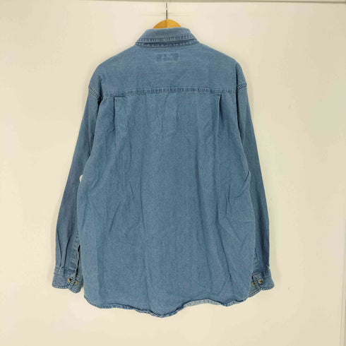 トライマウンテン TRI-MOUNTAIN 刺繍 L/S デニムシャツ メンズ JPN:L