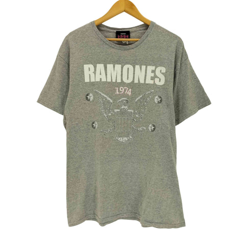 バンドプリントクルーネックTシャツ メンズ JPN:L