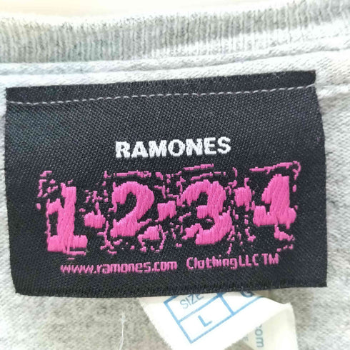 バンドプリントクルーネックTシャツ メンズ JPN:L