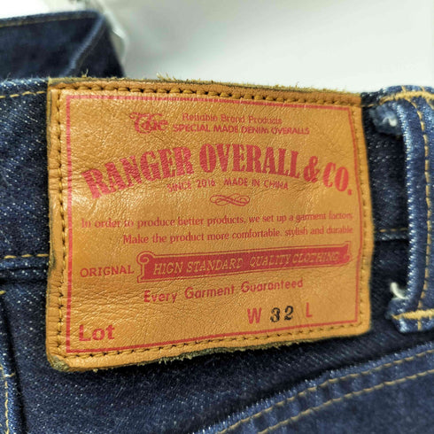 RANGER OVERALL MN1910 Denim Trousers シンチバック ボタンフライデニムパンツ メンズ W32