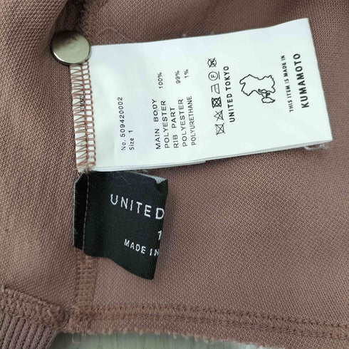 ユナイテッドトウキョウ UNITED TOKYO フラットシーマボリュームスリーブスウェット レディース JPN:1