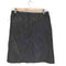 ビーシービージーマックスアズリア BCBG MAXAZRIA real leather ステッチデザインレザー台形スカート レディース 4