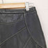 ビーシービージーマックスアズリア BCBG MAXAZRIA real leather ステッチデザインレザー台形スカート レディース 4