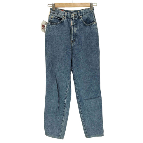 サムシング SOMETHING 80S MADE IN FRANCE テーパードデニムパンツ レディース W66H98