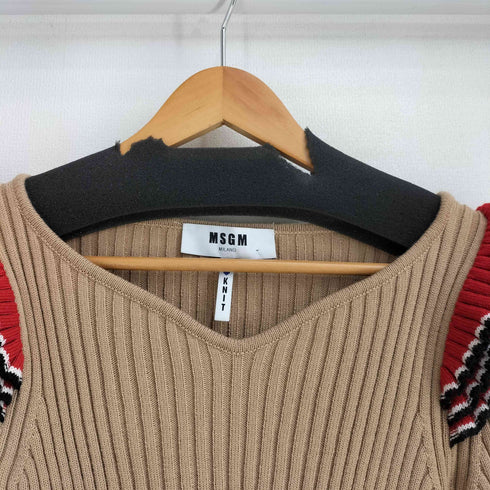 エムエスジーエム MSGM リブニット レディース import:XS