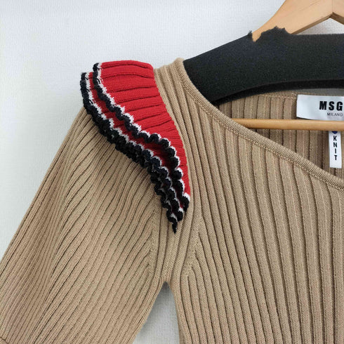 エムエスジーエム MSGM リブニット レディース import:XS