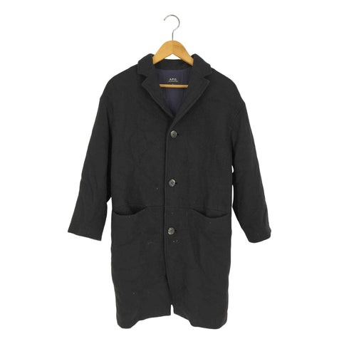 アーペーセー A.P.C. ウールナイロン チェスターコート メンズ import:S