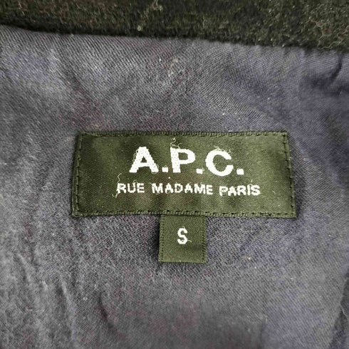 アーペーセー A.P.C. ウールナイロン チェスターコート メンズ import:S