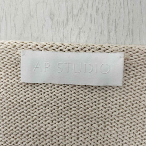 エーピーストゥディオ AP STUDIO シルクリネンニット レディース