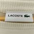 ラコステ LACOSTE 同色 ロゴ ワッペン コットン リネン ニット カットソー レディース FR:4