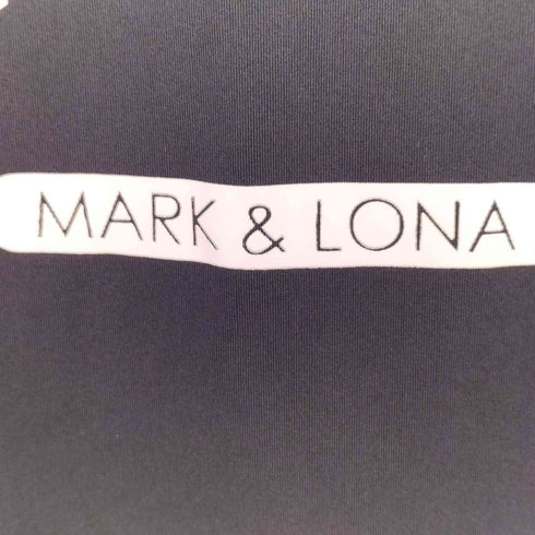 マークアンドロナ MARK&LONA ビッグ スカルプリント ハイネック長袖Tシャツ メンズ M L