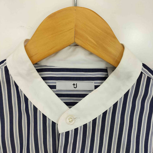 ユニクロプラスジェイ UNIQLO+J スーピマコットンオーバーサイズスタンドカラーシャツ メンズ S
