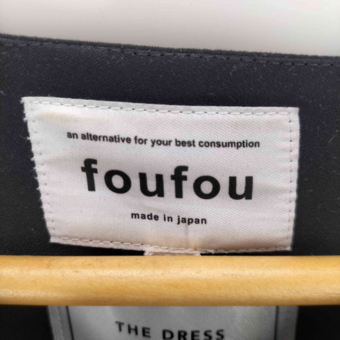 フーフー FOUFOU Vネックギャザーワンピース レディース JPN:0