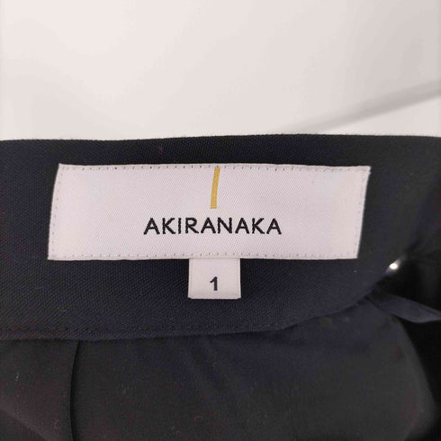 アキラナカ akiranaka ストライプニット切り替え スリットロングスカート レディース JPN:1
