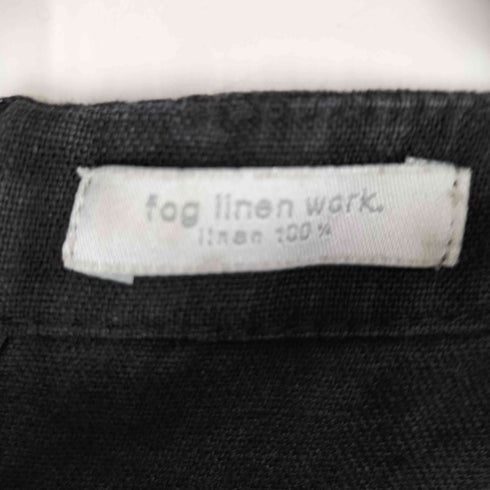 フォグリネンワーク fog linen work リネン100 ジャンプスーツ レディース