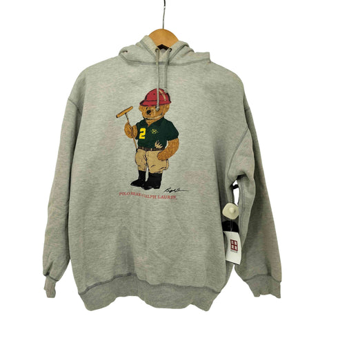 ポロバイラルフローレン Polo by RALPH LAUREN 90S POLO BEAR ポロベア プルオーバー パーカー メンズ import:M