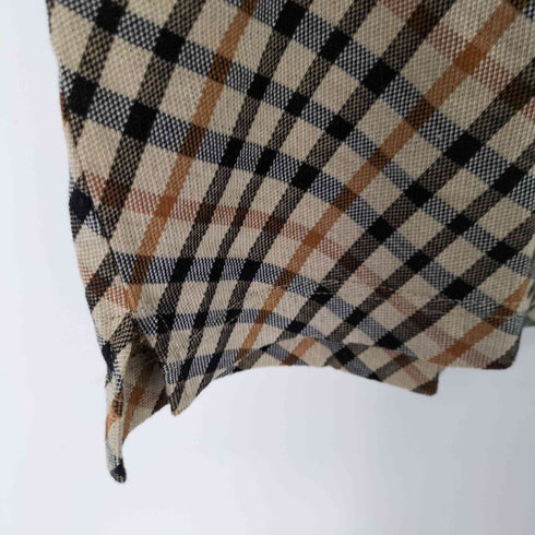 ダックスロンドン DAKS LONDON チェック柄 ポロシャツ メンズ JPN:L