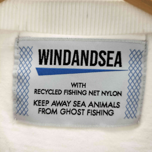 ウィンダンシー WIND AND SEA Martin Whatson x WDS Recycled Fishing Net Nylon Heart S/S Tee メンズ JPN:L