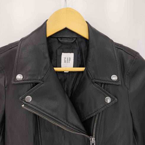 ギャップ Gap フェイクレザー ダブルライダースジャケット レディース XXS
