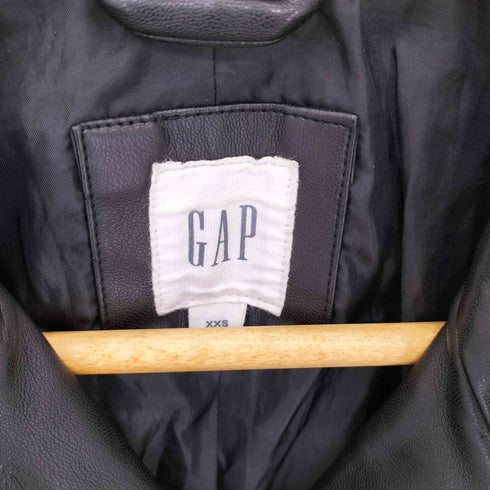 ギャップ Gap フェイクレザー ダブルライダースジャケット レディース XXS
