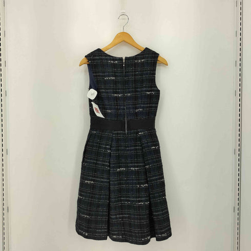 アベニールエトワール Aveniretoile ビジューデザイン ツイード ノースリーブワンピース レディース 36