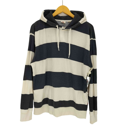 リーバイス Levis Thermal Rugby Hoodie Sweatshirt サーマルラグビーフーディー メンズ import:M