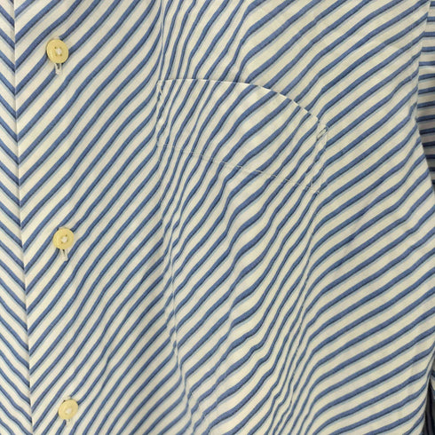 トミーヒルフィガー TOMMY HILFIGER TLC The Lifetime Callar レジメンタル ワイドカラー ストライプ L/S シャツ メンズ import:M