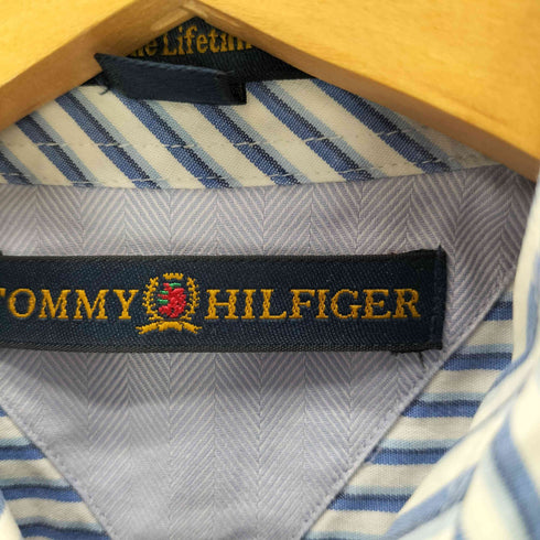 トミーヒルフィガー TOMMY HILFIGER TLC The Lifetime Callar レジメンタル ワイドカラー ストライプ L/S シャツ メンズ import:M